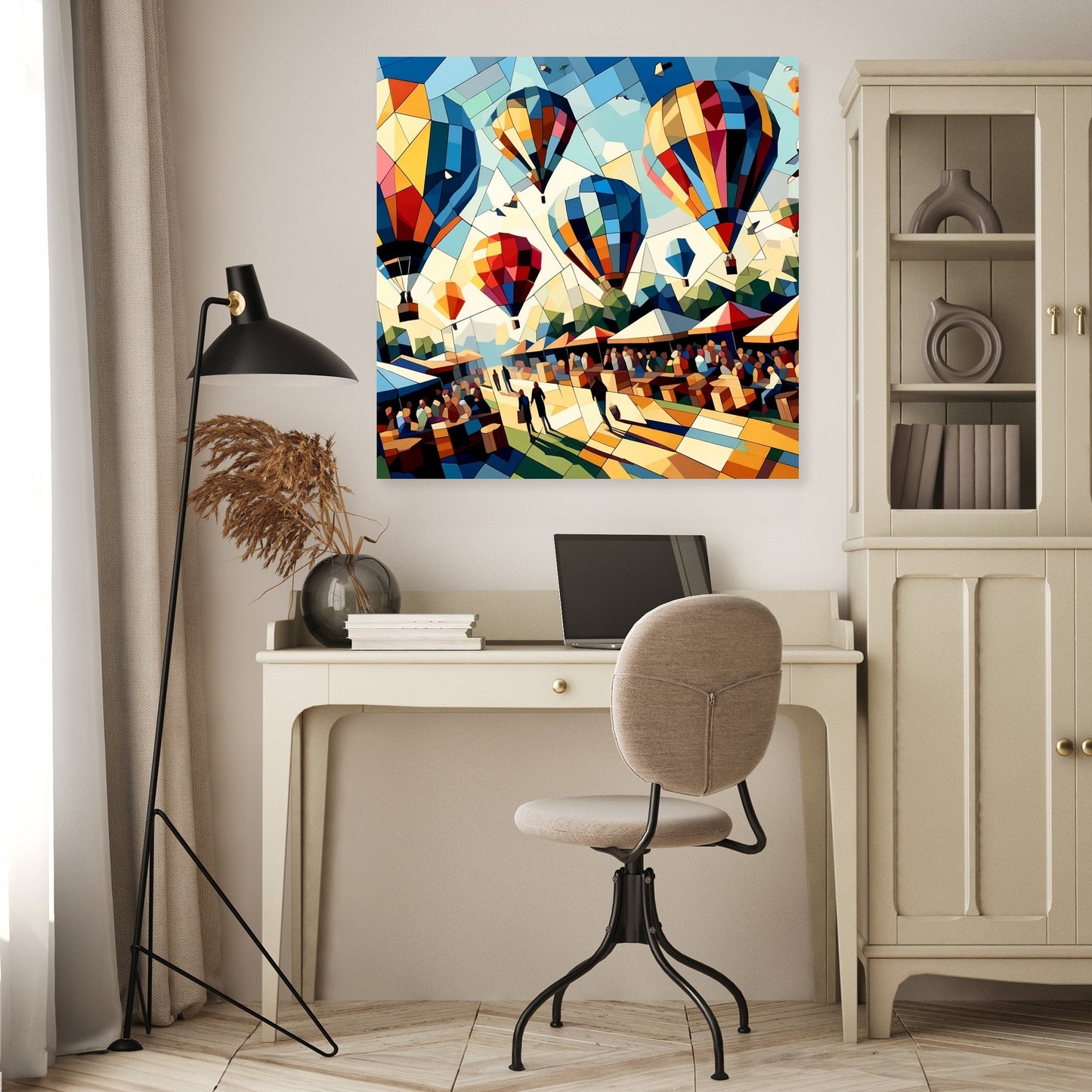 Festival of Shapes Canvas