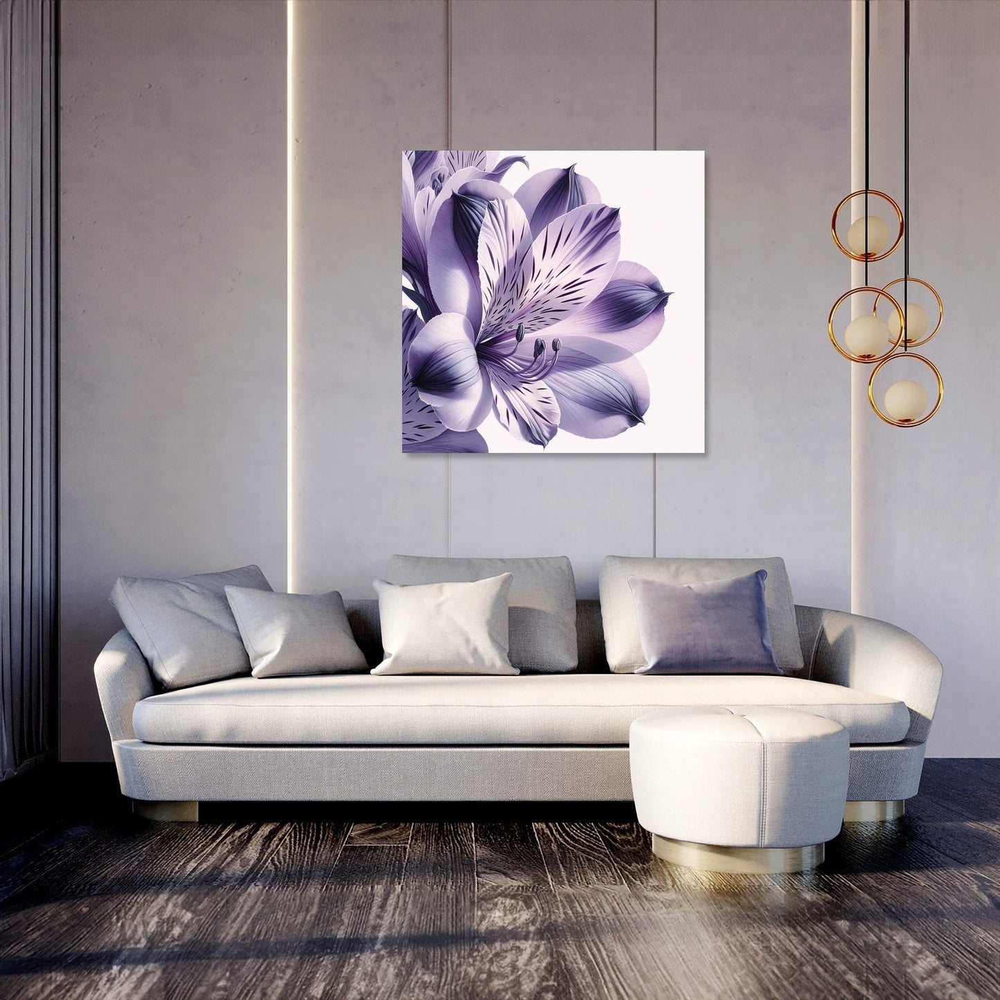 Luminous Petals Canvas