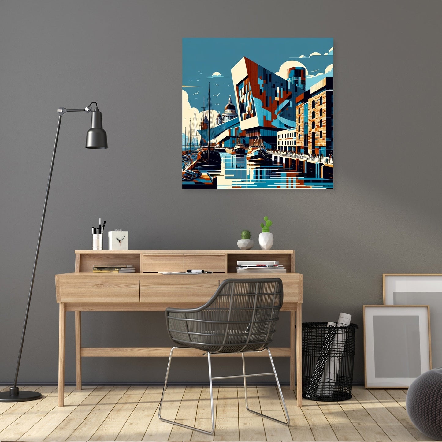 Liverpool Merseyside Maritime Modernism Canvas