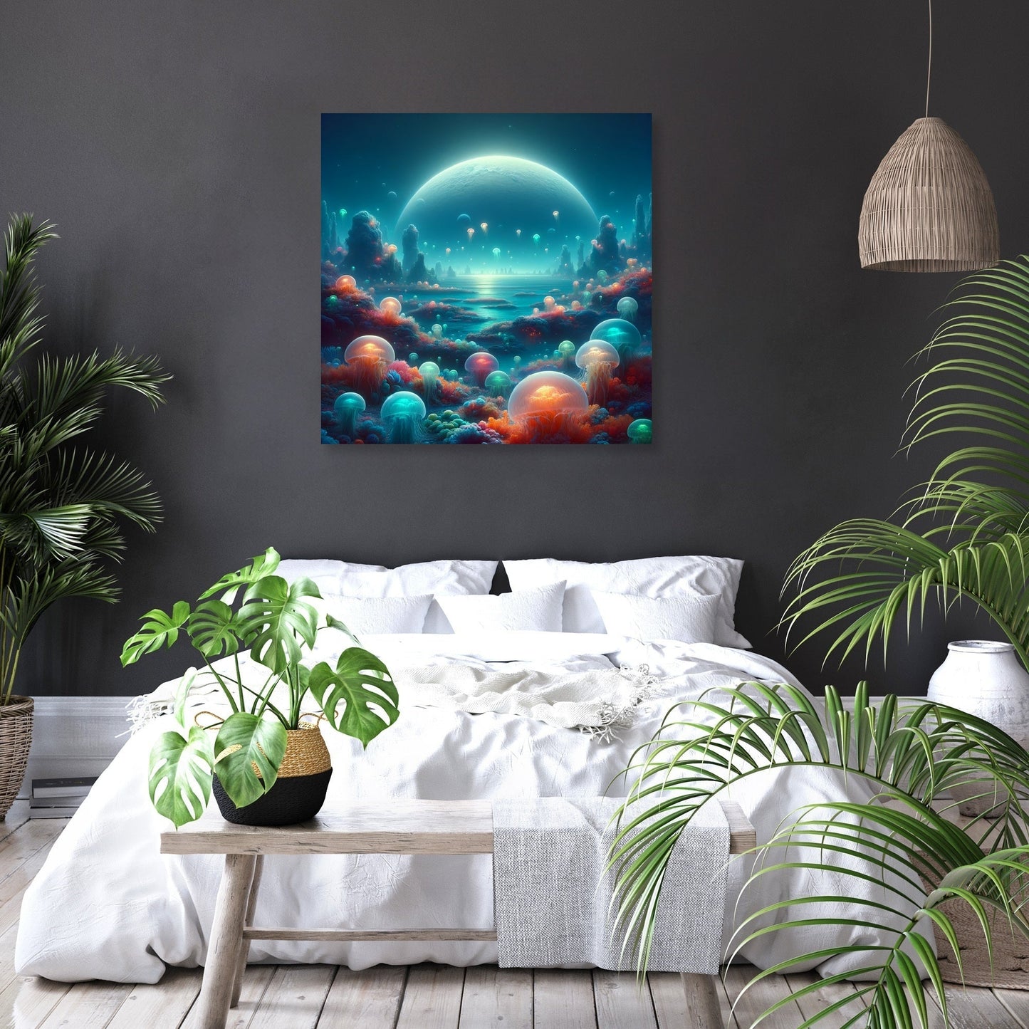 Alien Ocean Canvas