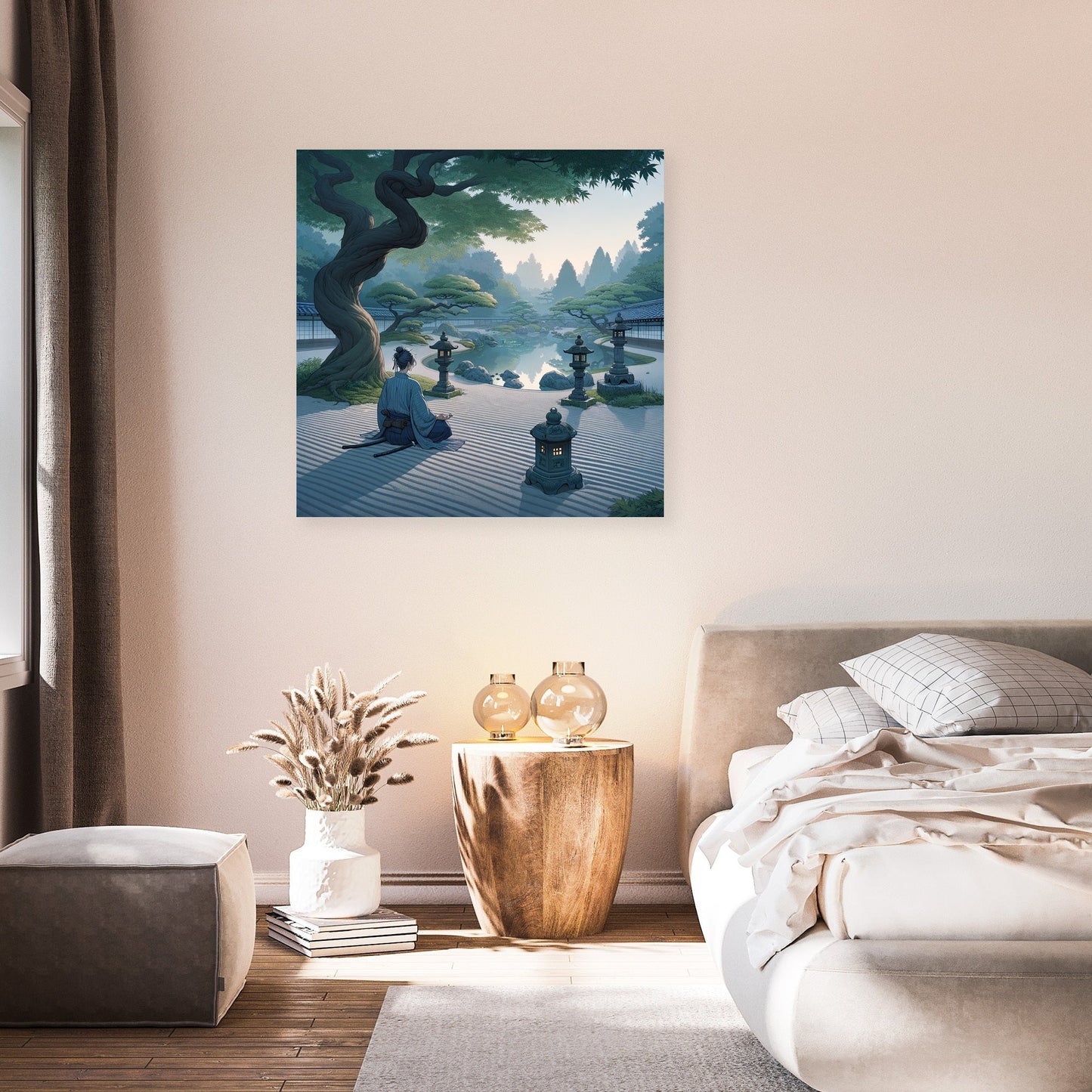 Samurai Serenity Canvas