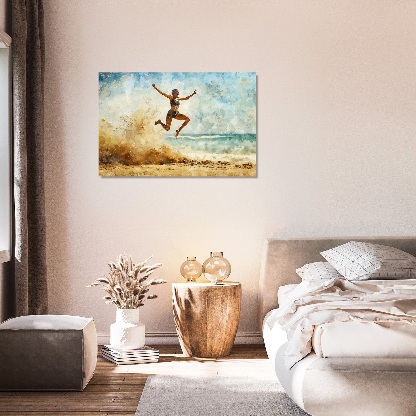 Leap Over Sand Canvas