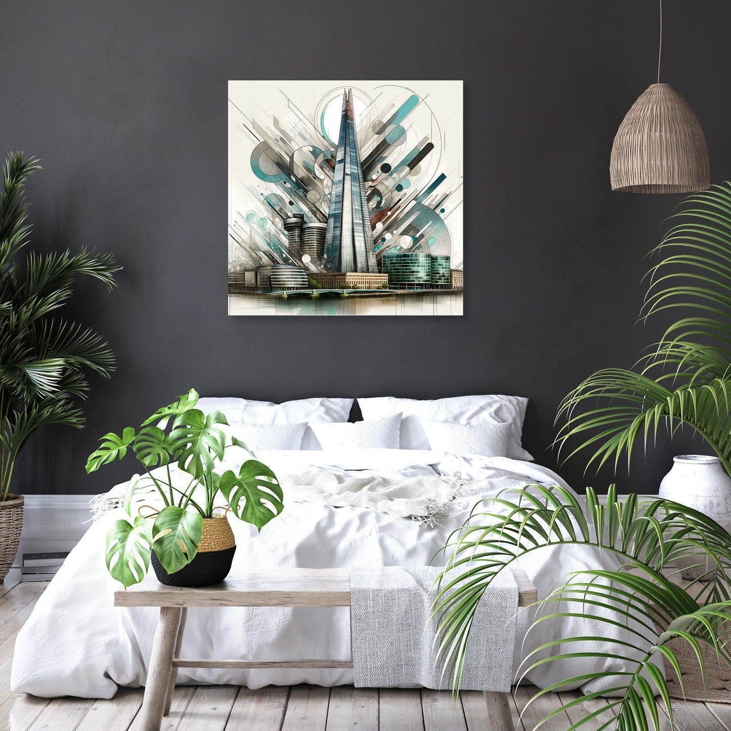London Shard Spectrum Canvas