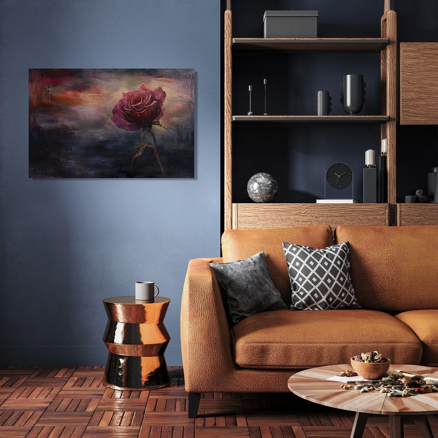 Twilight Rose Canvas