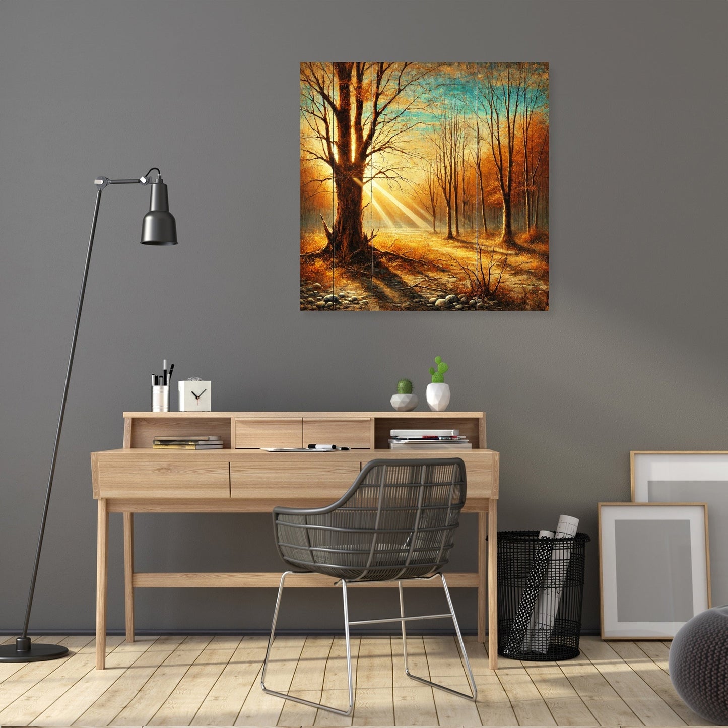 Rustic Autumn Glow Canvas