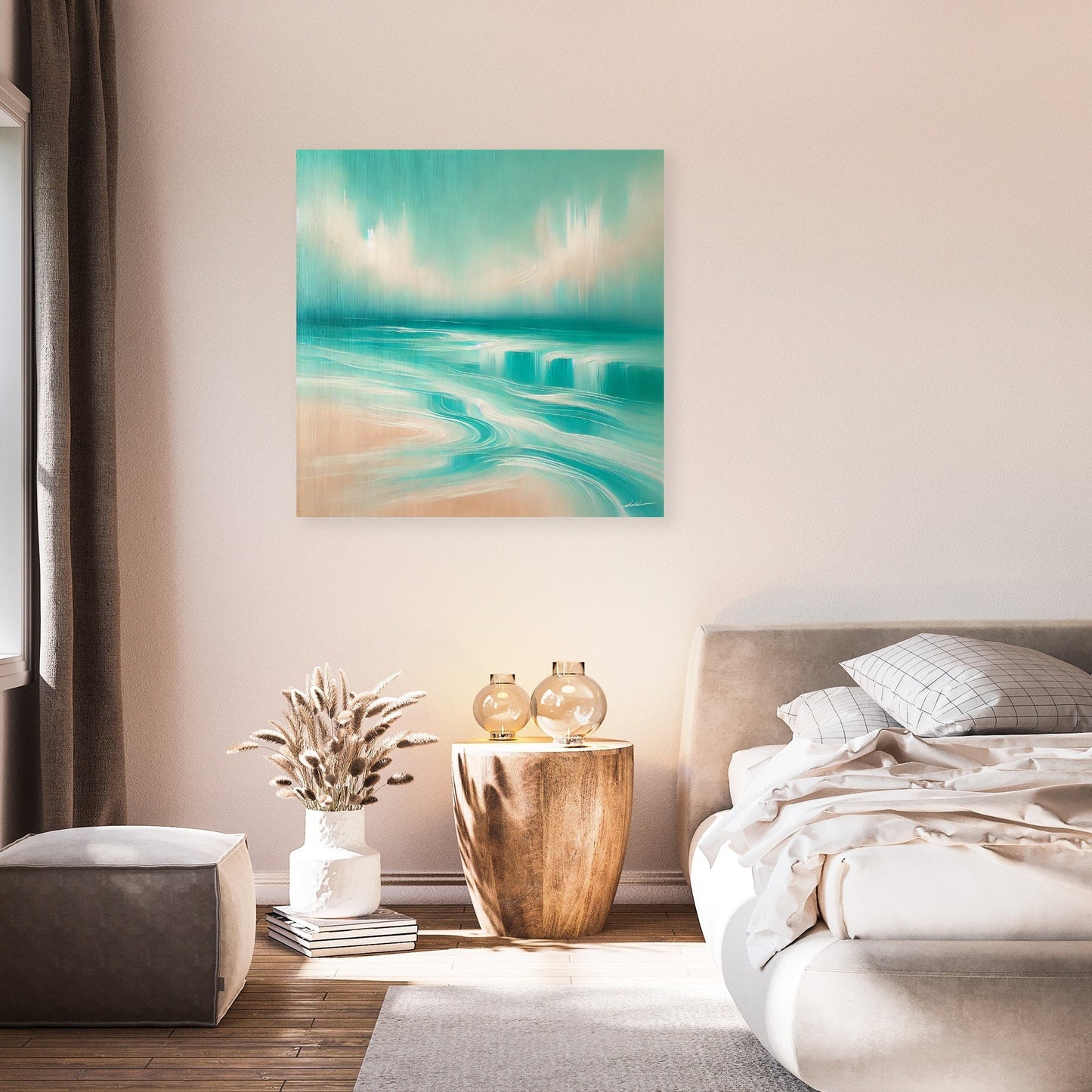 Tranquil Turquoise Beach Canvas