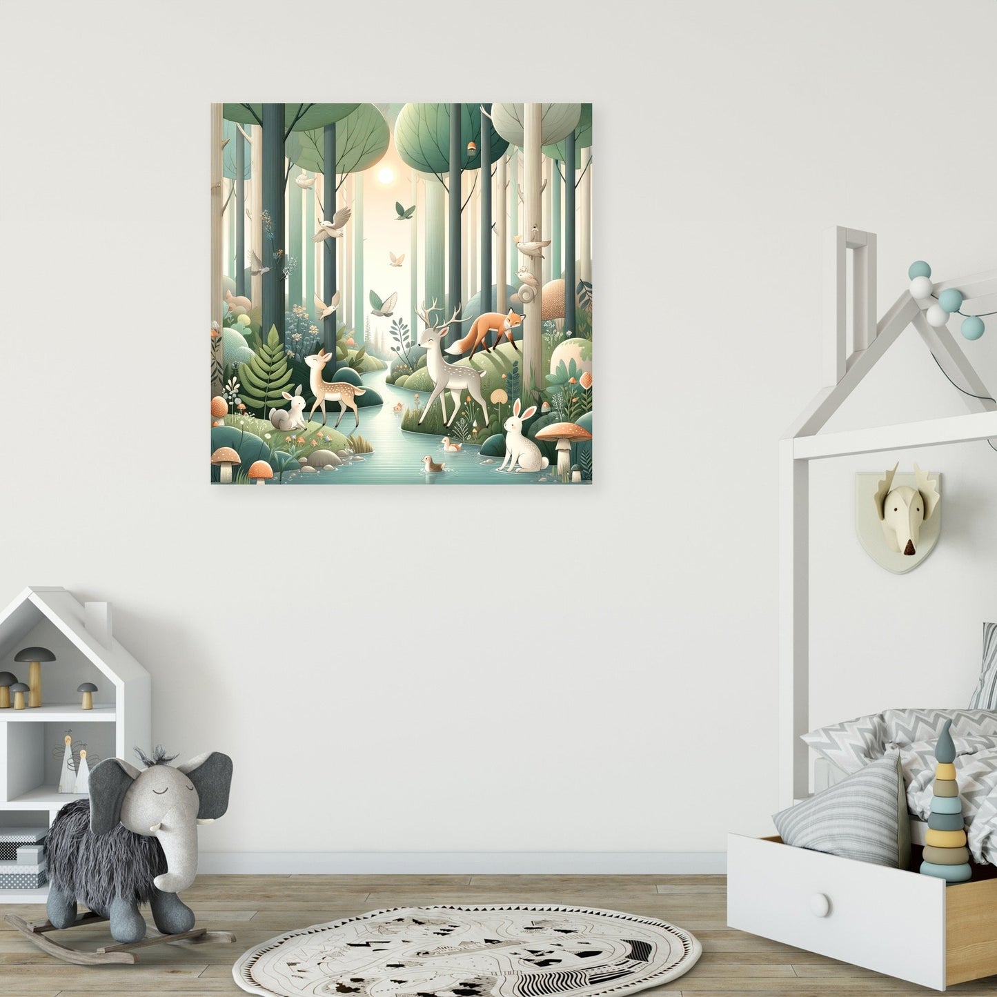 Whimsical Forest Canvas