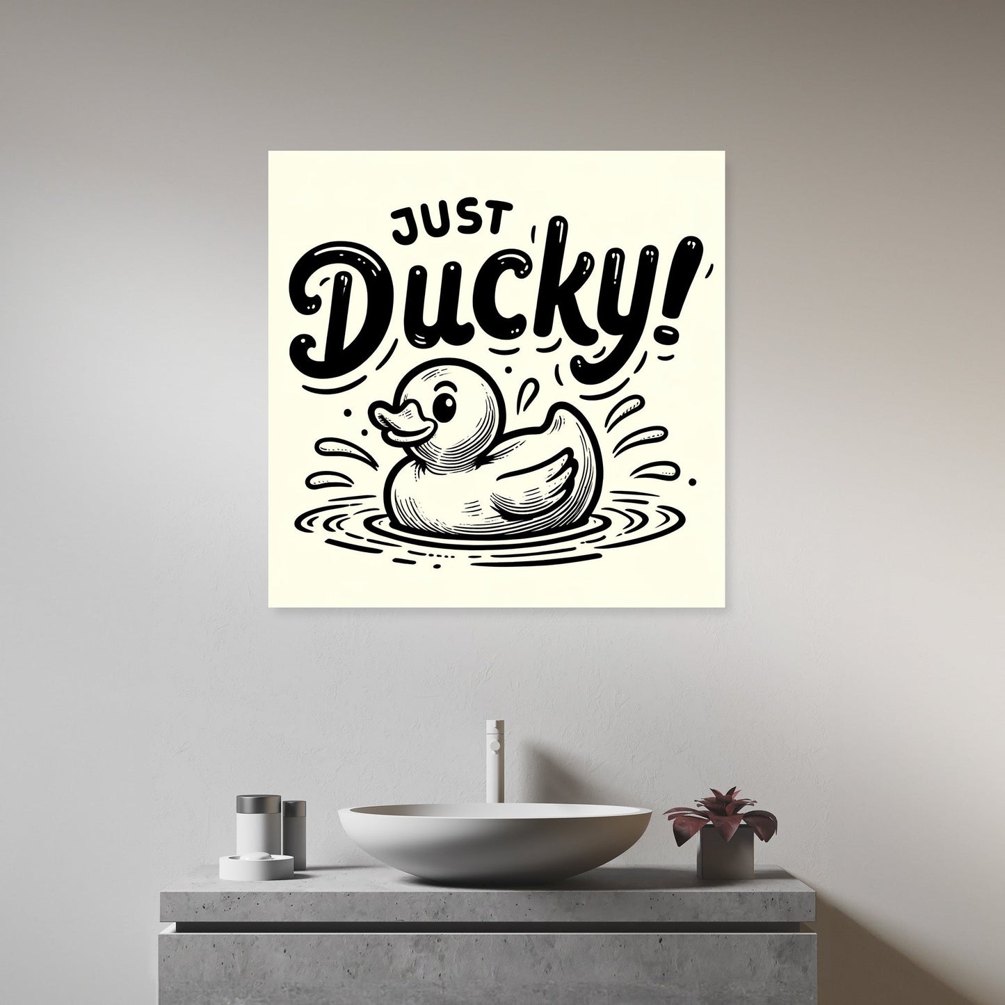 Just Ducky Delight Canvas