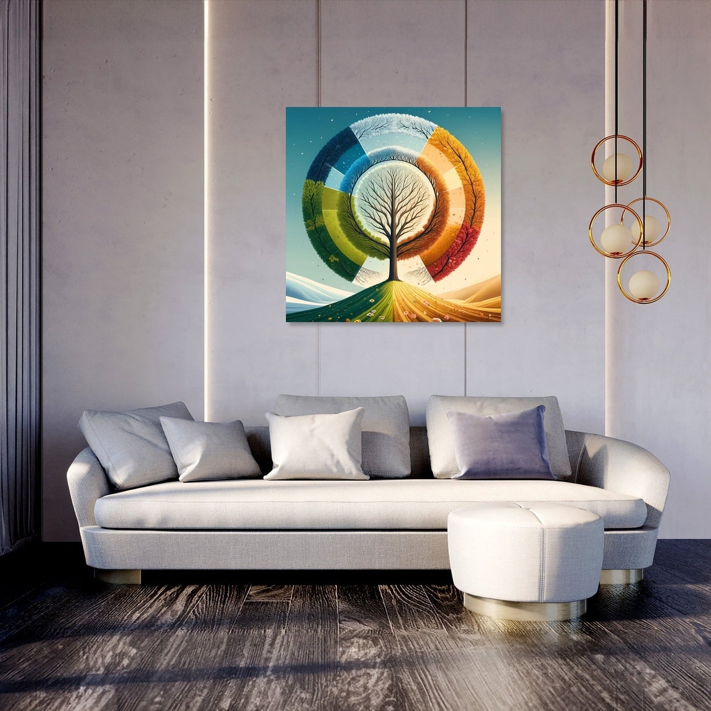 Cycle of Seasons Canvas