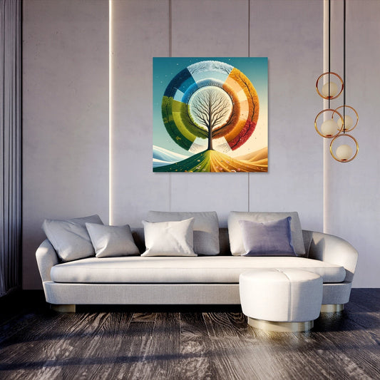 Cycle of Seasons Canvas