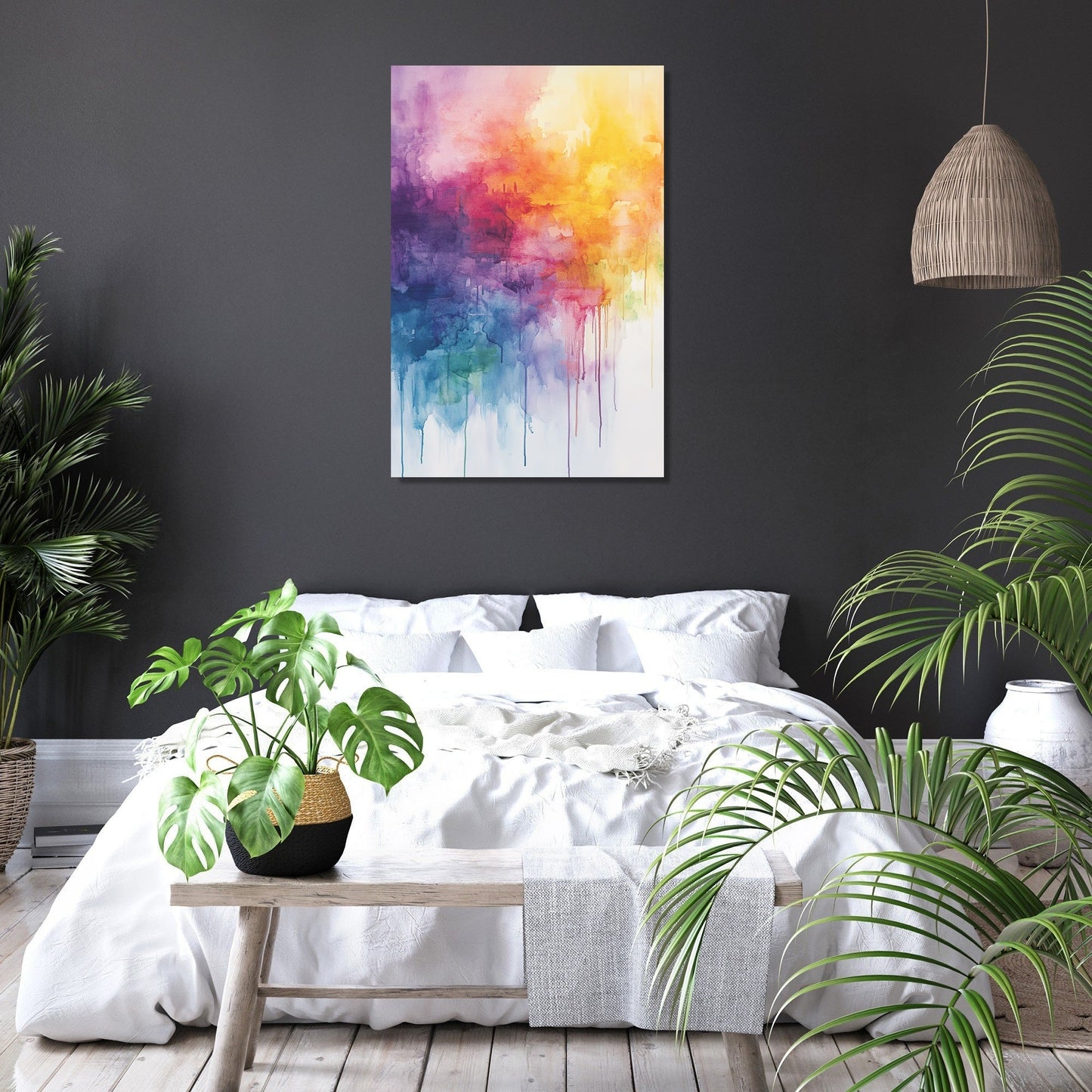 Vivid Descent Canvas