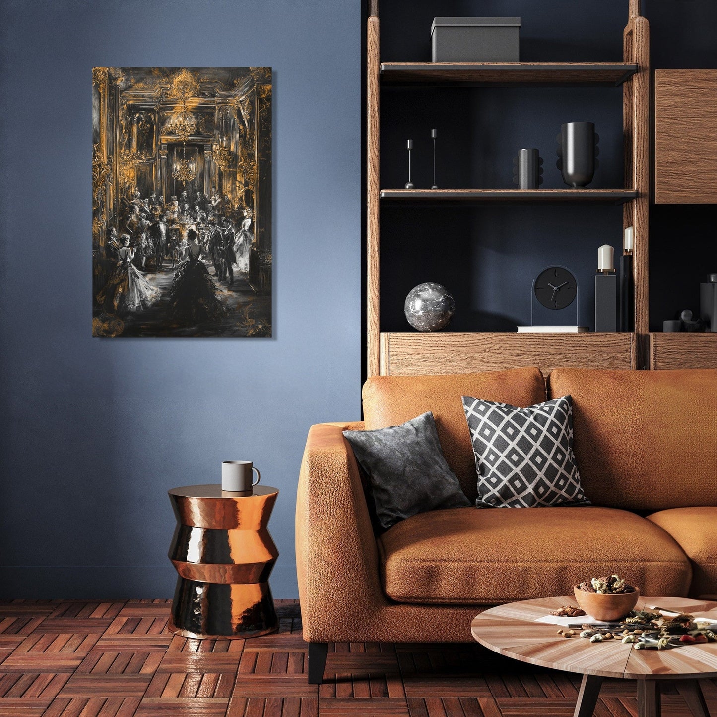 Golden Majesty Ballroom Canvas