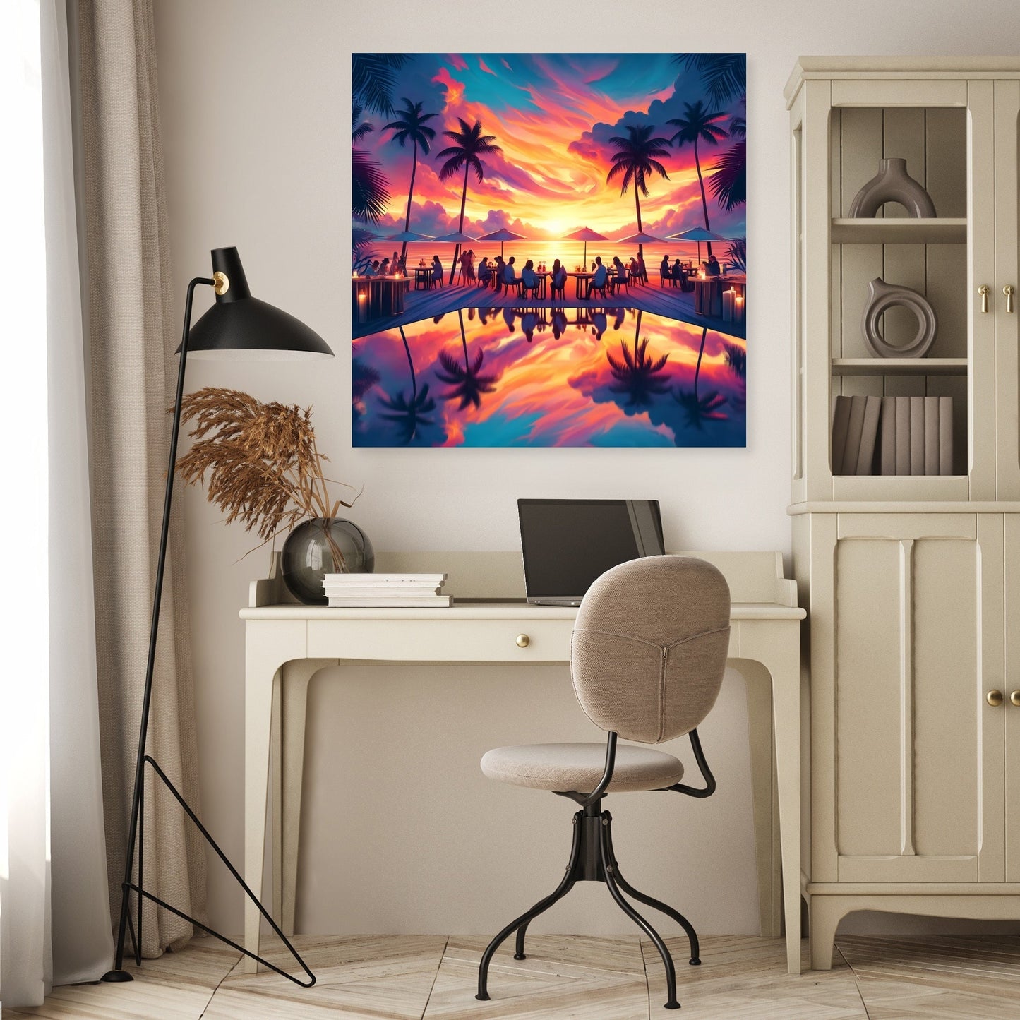 Summer Beach Bar Bliss Canvas