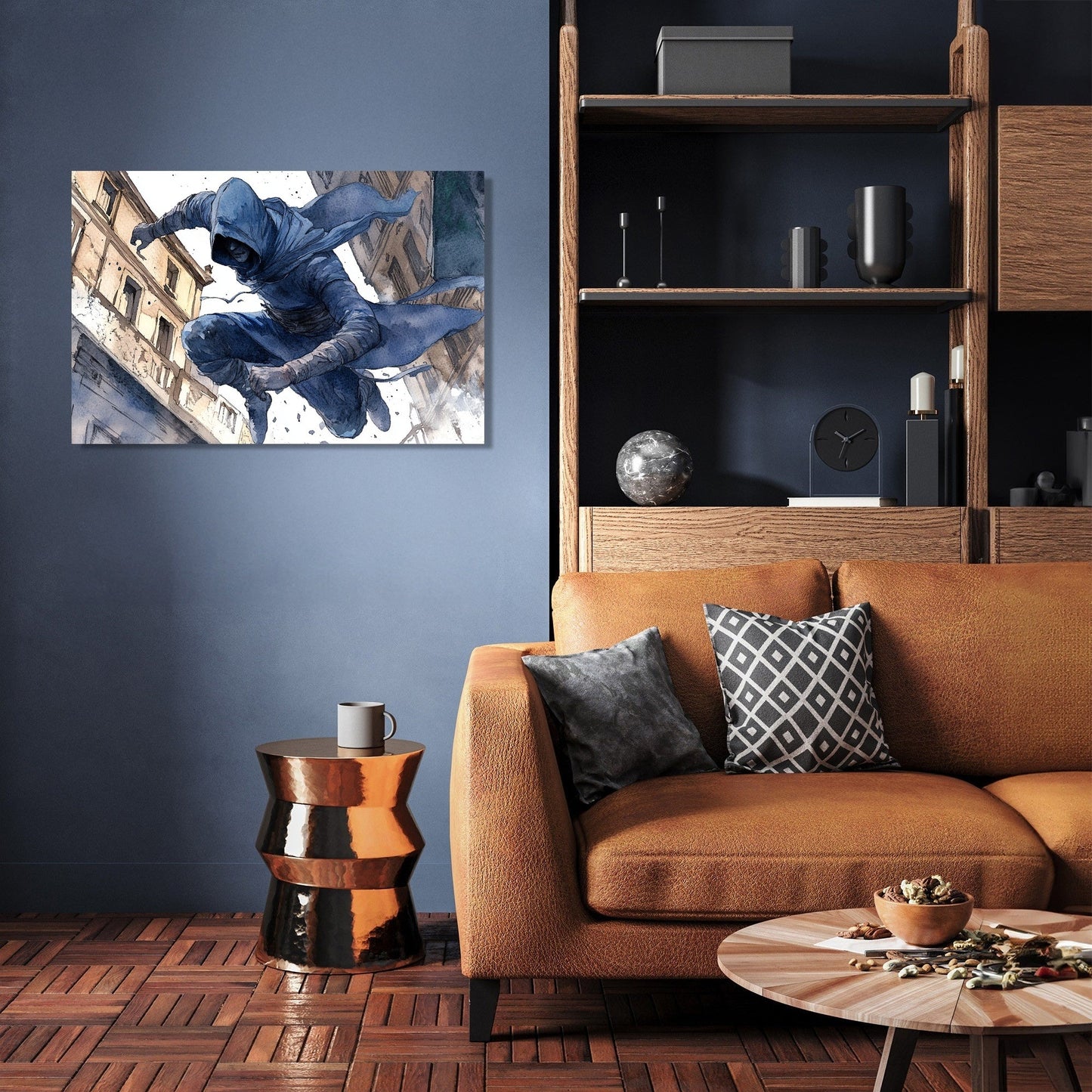 Night Chase Assassin Canvas