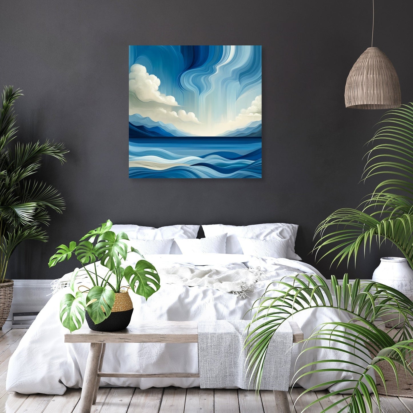 Azure Depths Canvas