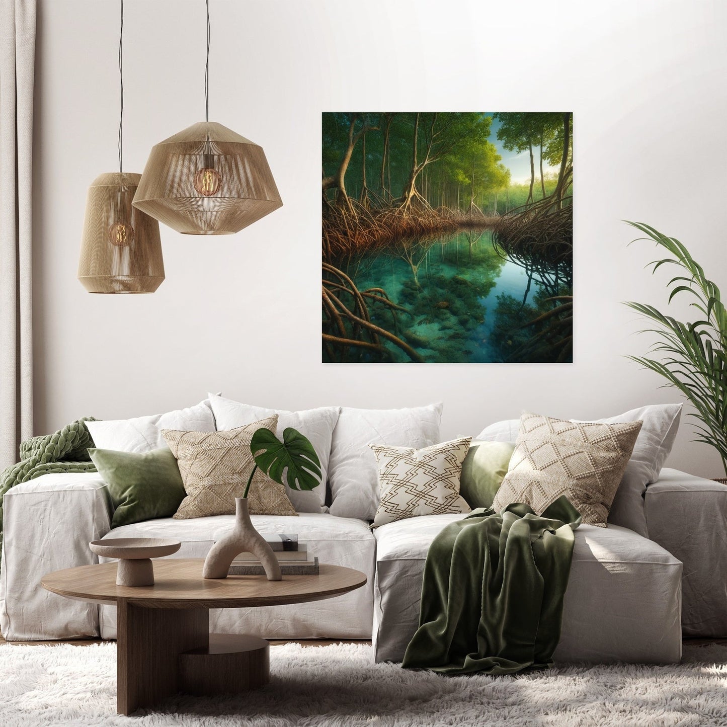 Serene Mangrove Canvas