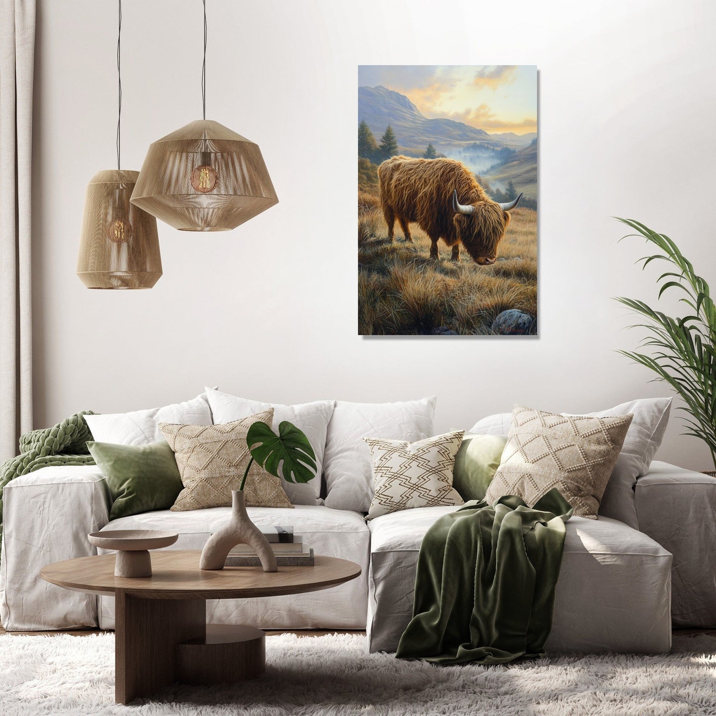 Highland Tranquillity Canvas