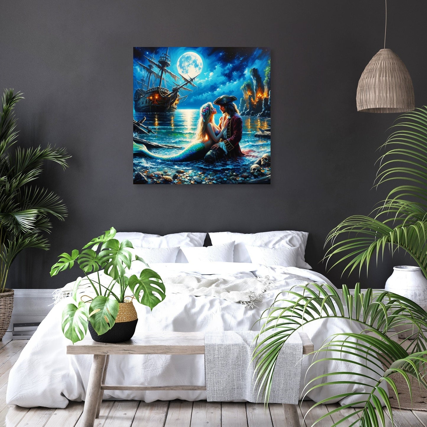 Moonlit Cove Rendezvous Canvas