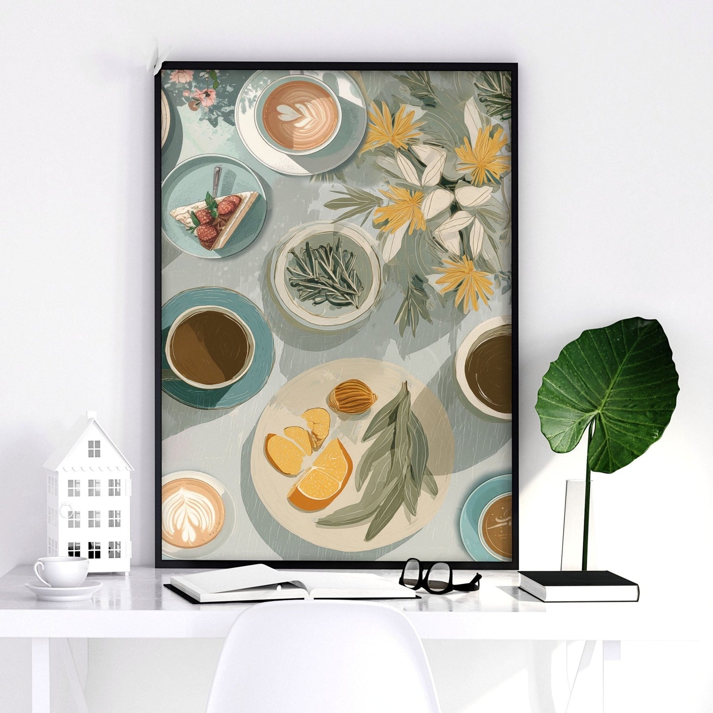 Feature Wall Art | Set of 3 Italian Lifestyle Wall art Prints