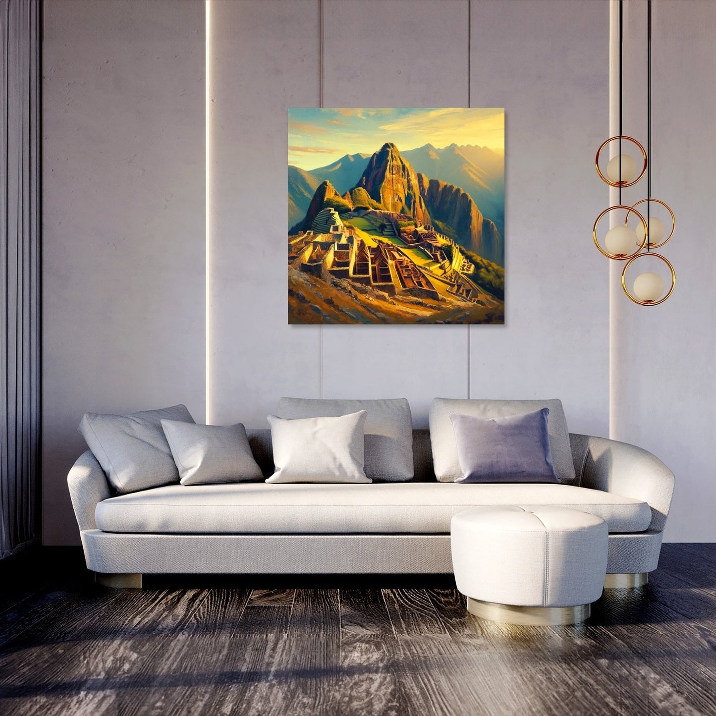 Machu Picchu Sunrise Canvas