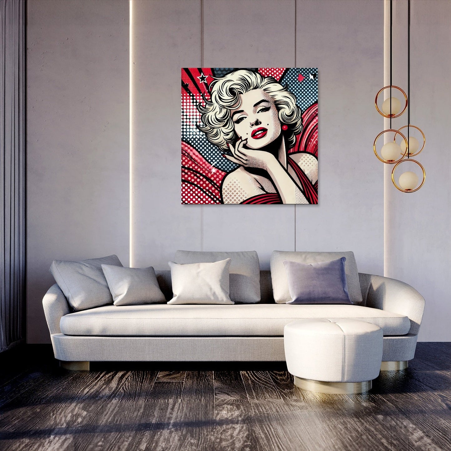 Red Glamour Canvas
