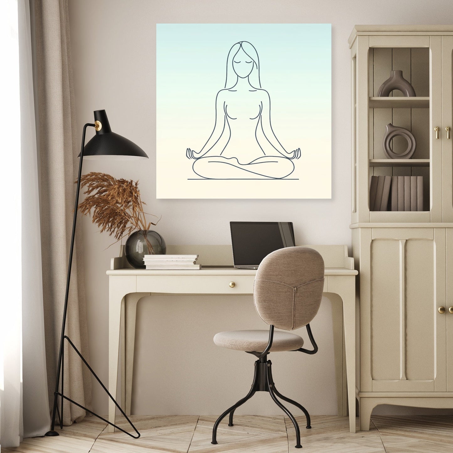 Serenity in Lotus Canvas