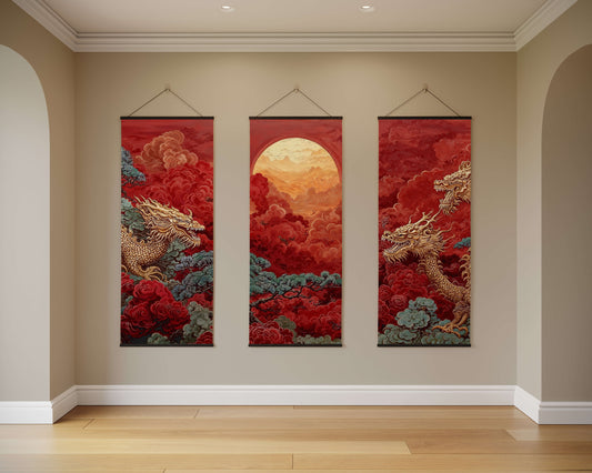 Chinese Dragon Tapestry