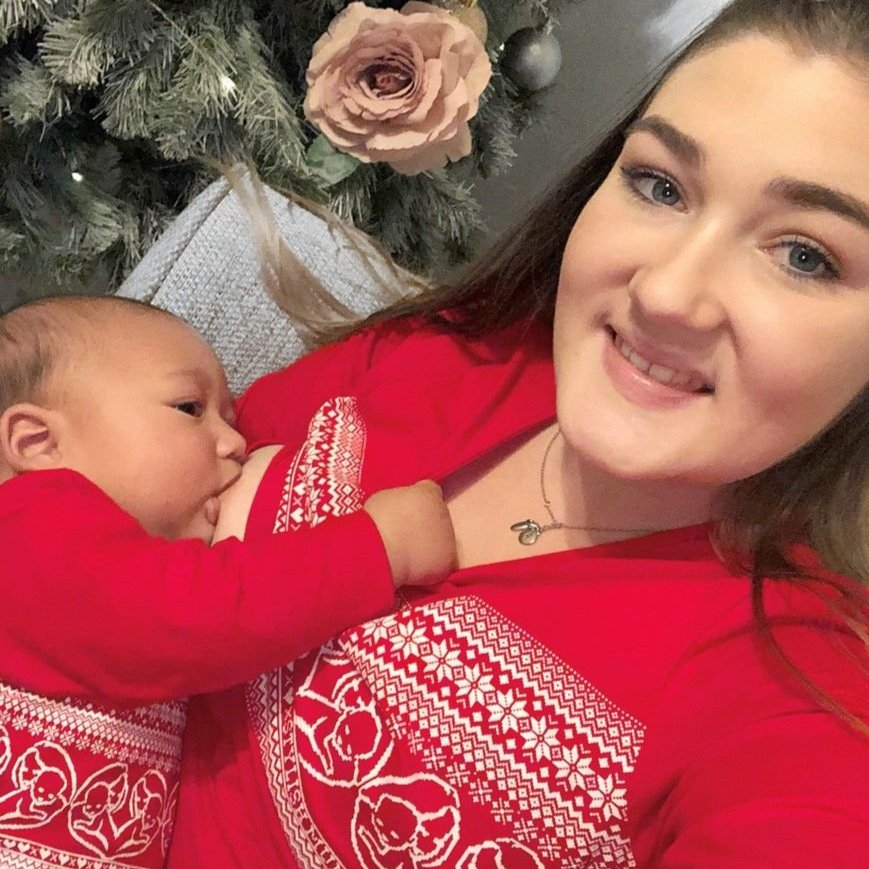 Christmas Breastfeeding Top