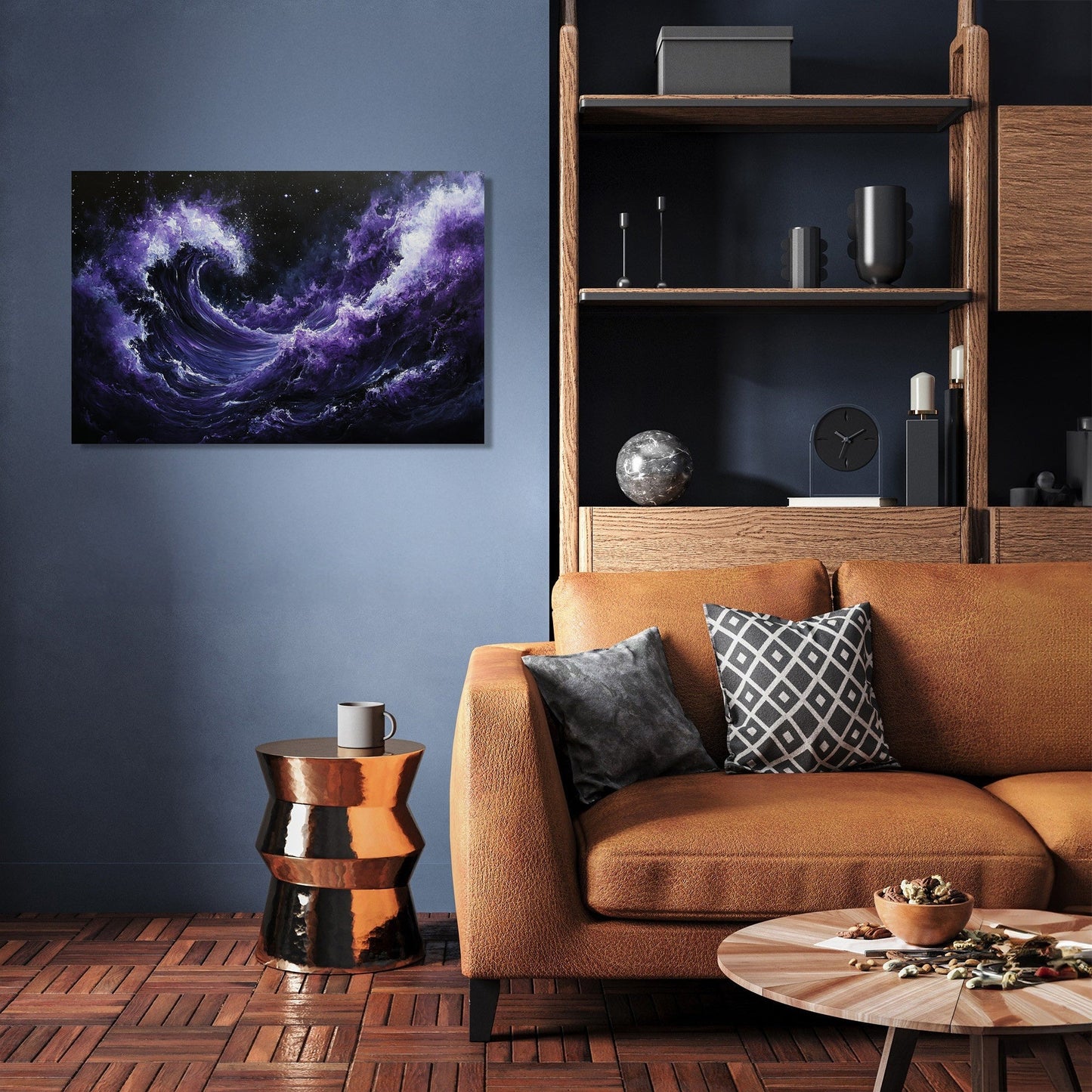 Cosmic Wave Canvas