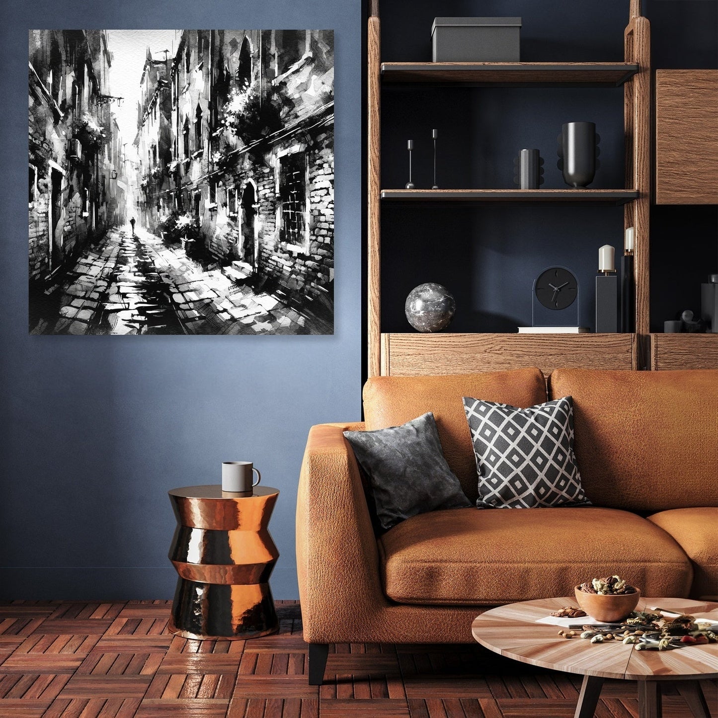 Shadowed Alley Canvas