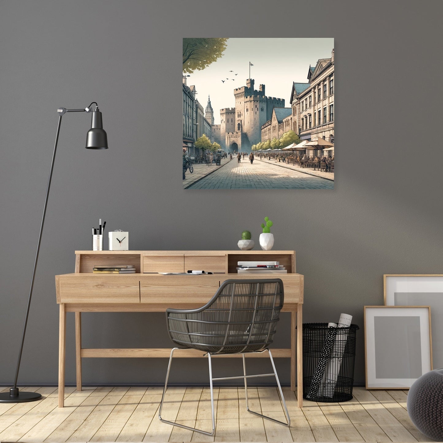 Cardiff Castle Street Canvas