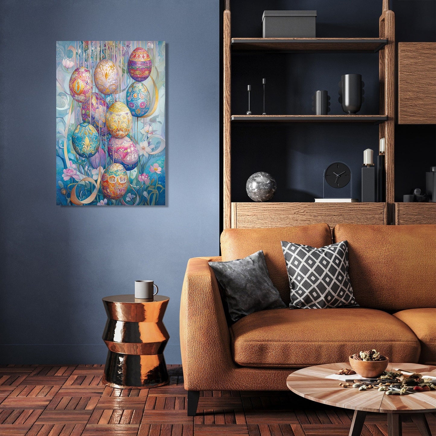Cascading Easter Egg Canvas
