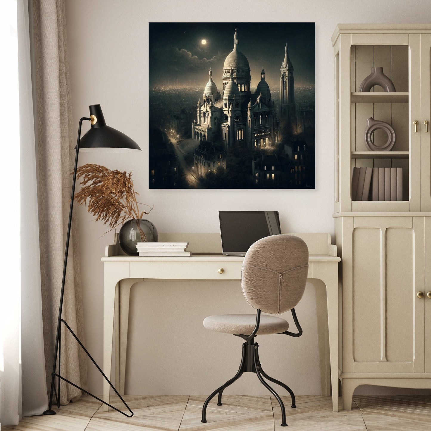 Sacre Coeur Illuminated Paris Canvas