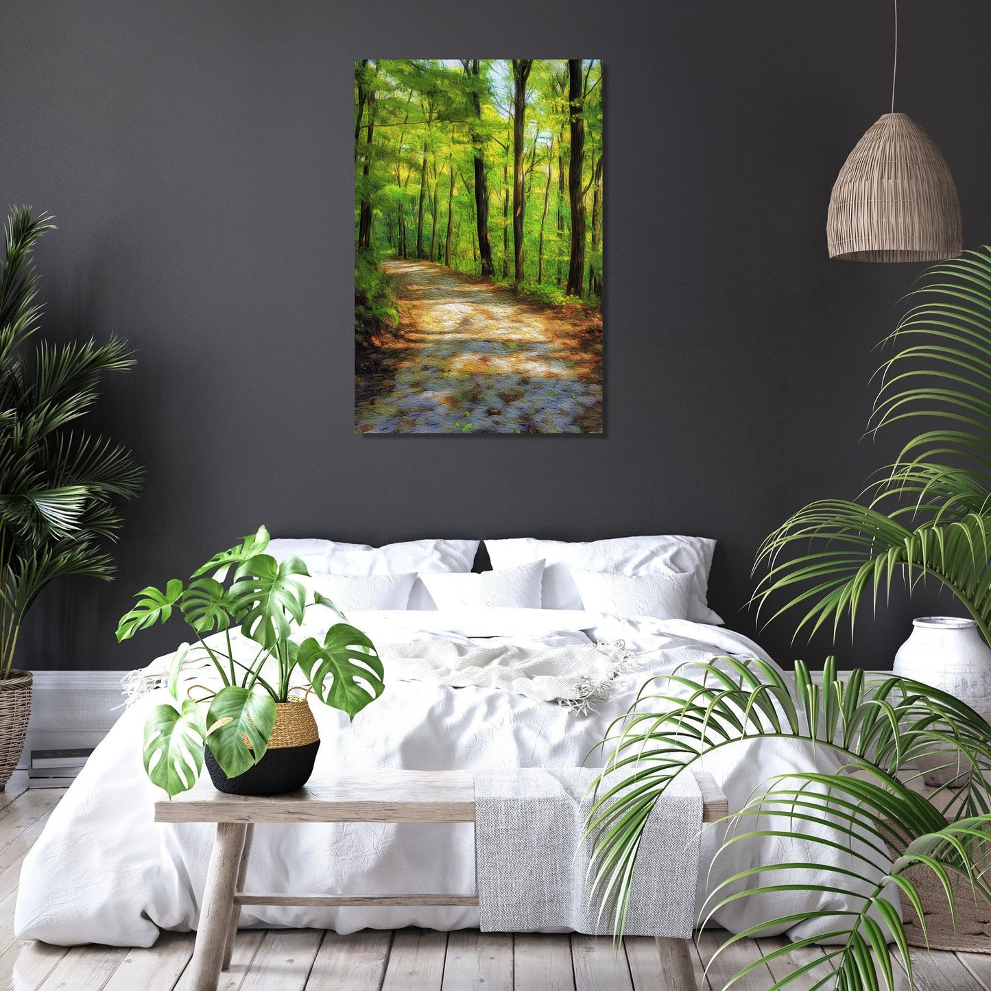Spring Woodland Awakening Canvas