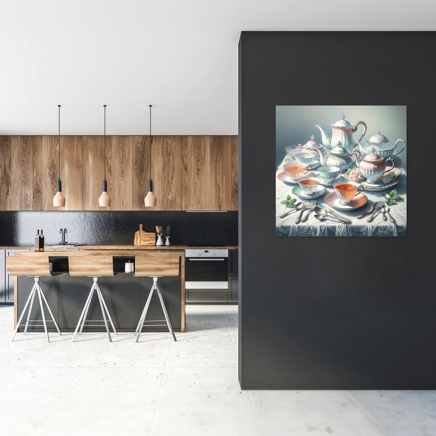 Timeless Tea Time Canvas