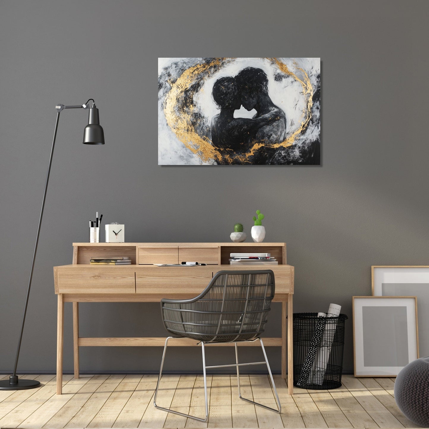 Enigmatic Love Entwined Canvas