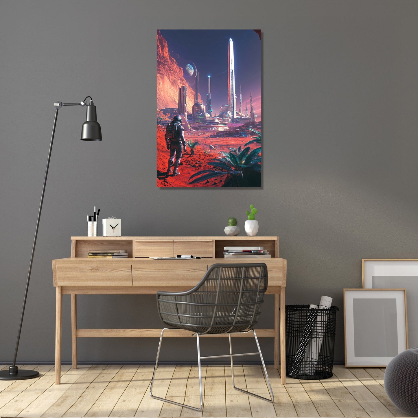 Martian Cityscape Canvas