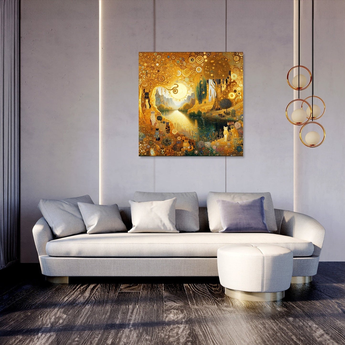 A Cat's Wonderland Canvas