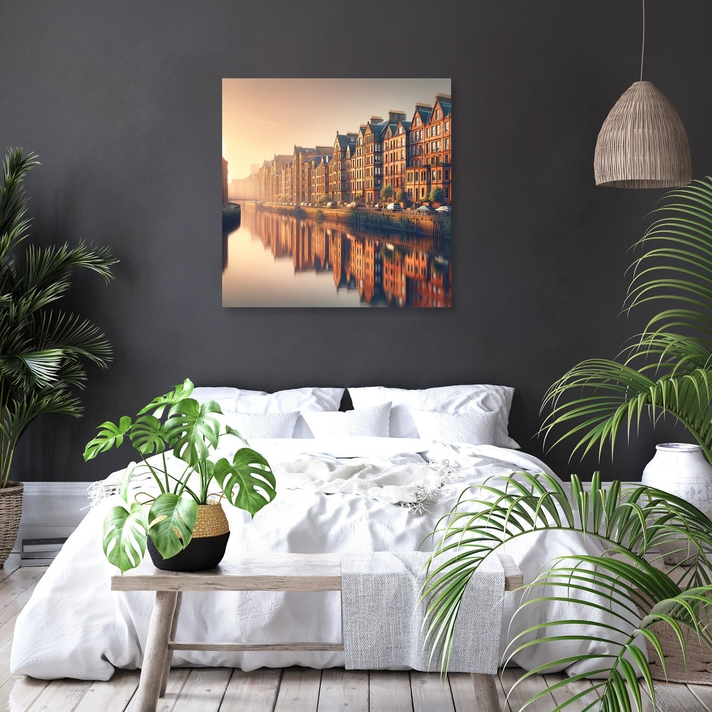 Sunset Serenity Glasgow Canvas