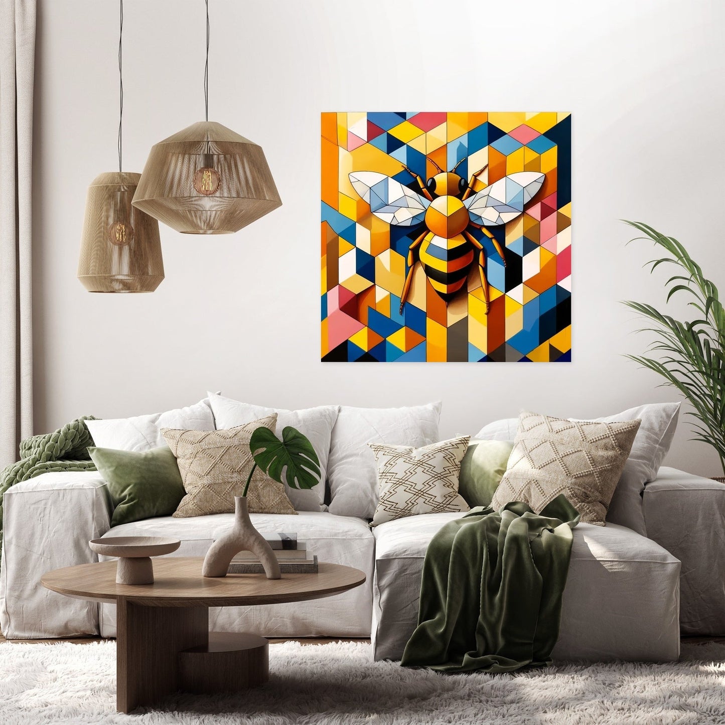 Harmony of the Hive Bee Canvas