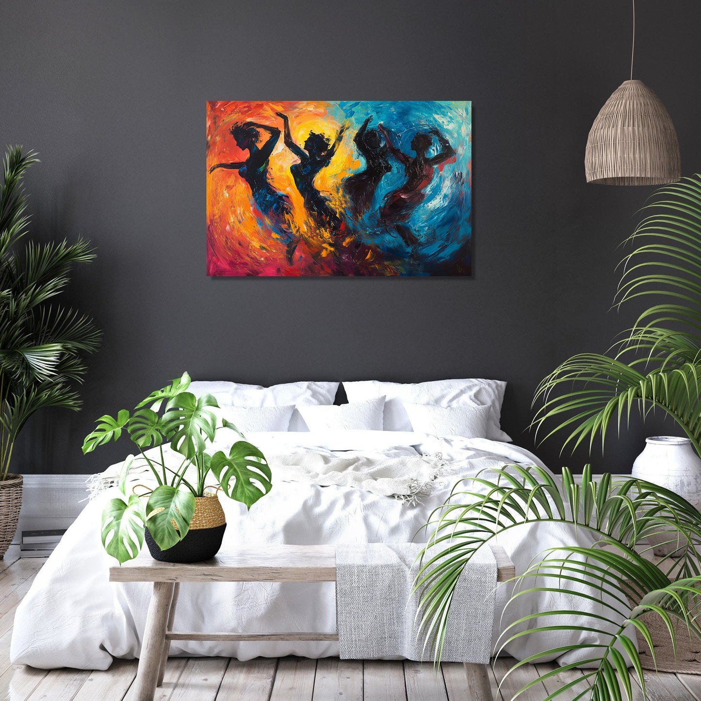 Dynamic Dancers Canvas