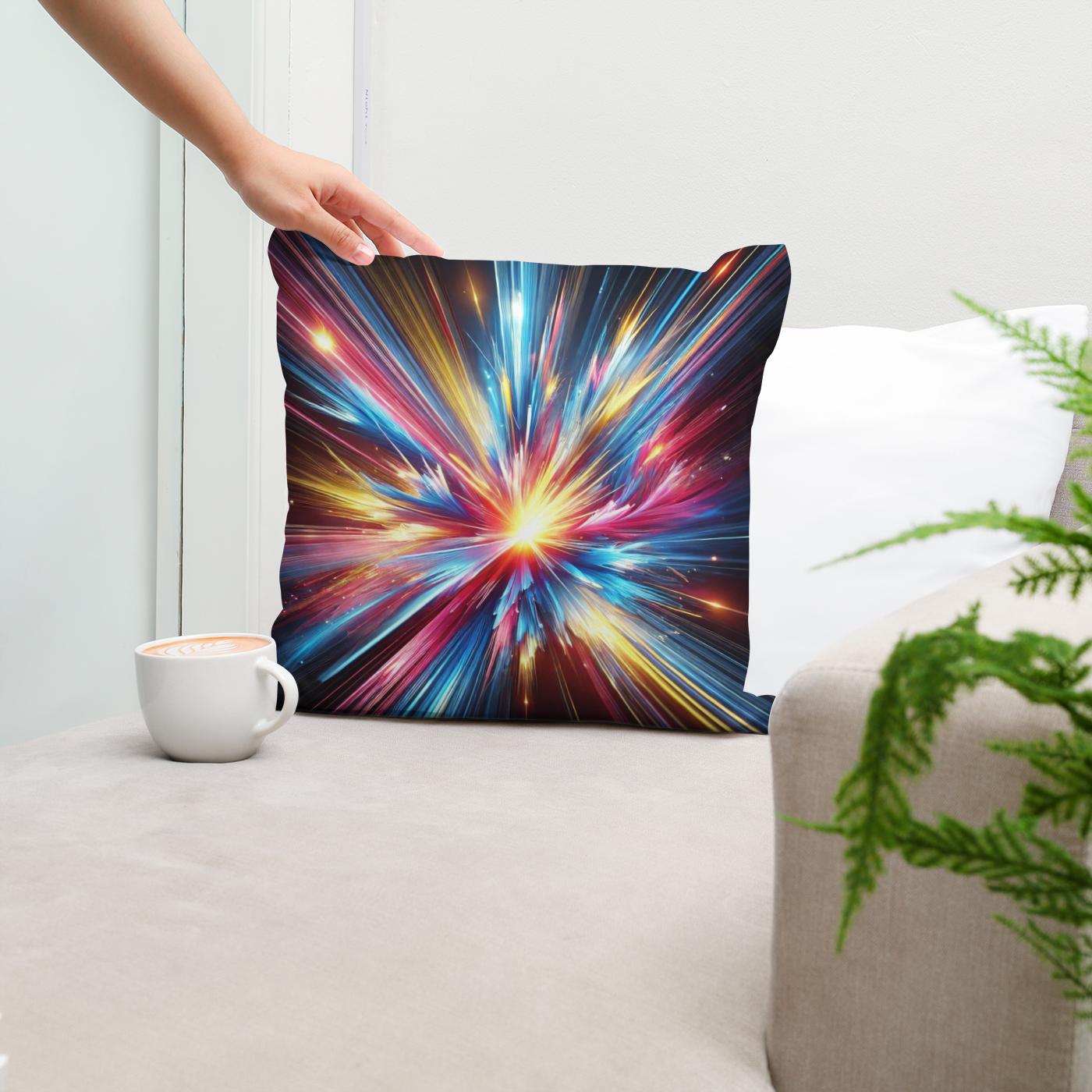 Light Explosion Burst Cotton Cushion
