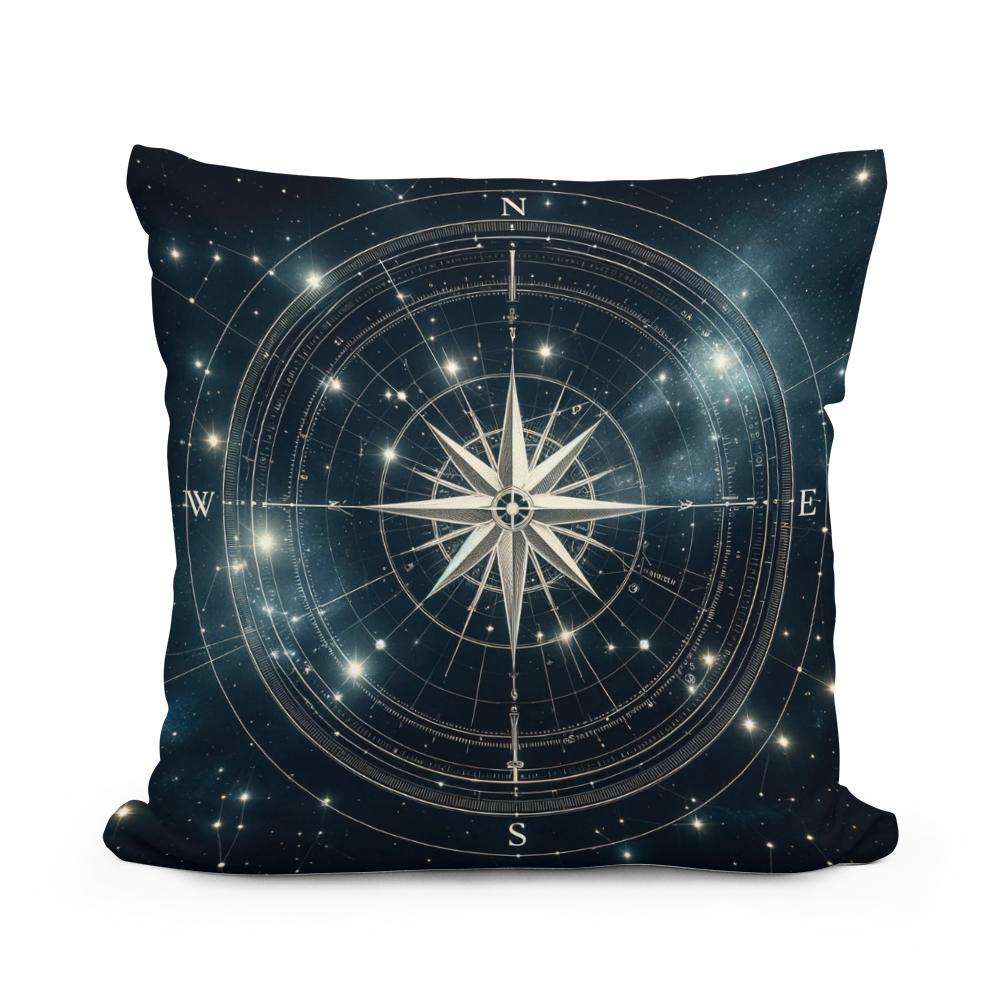Celestial Compass Cotton Cushion
