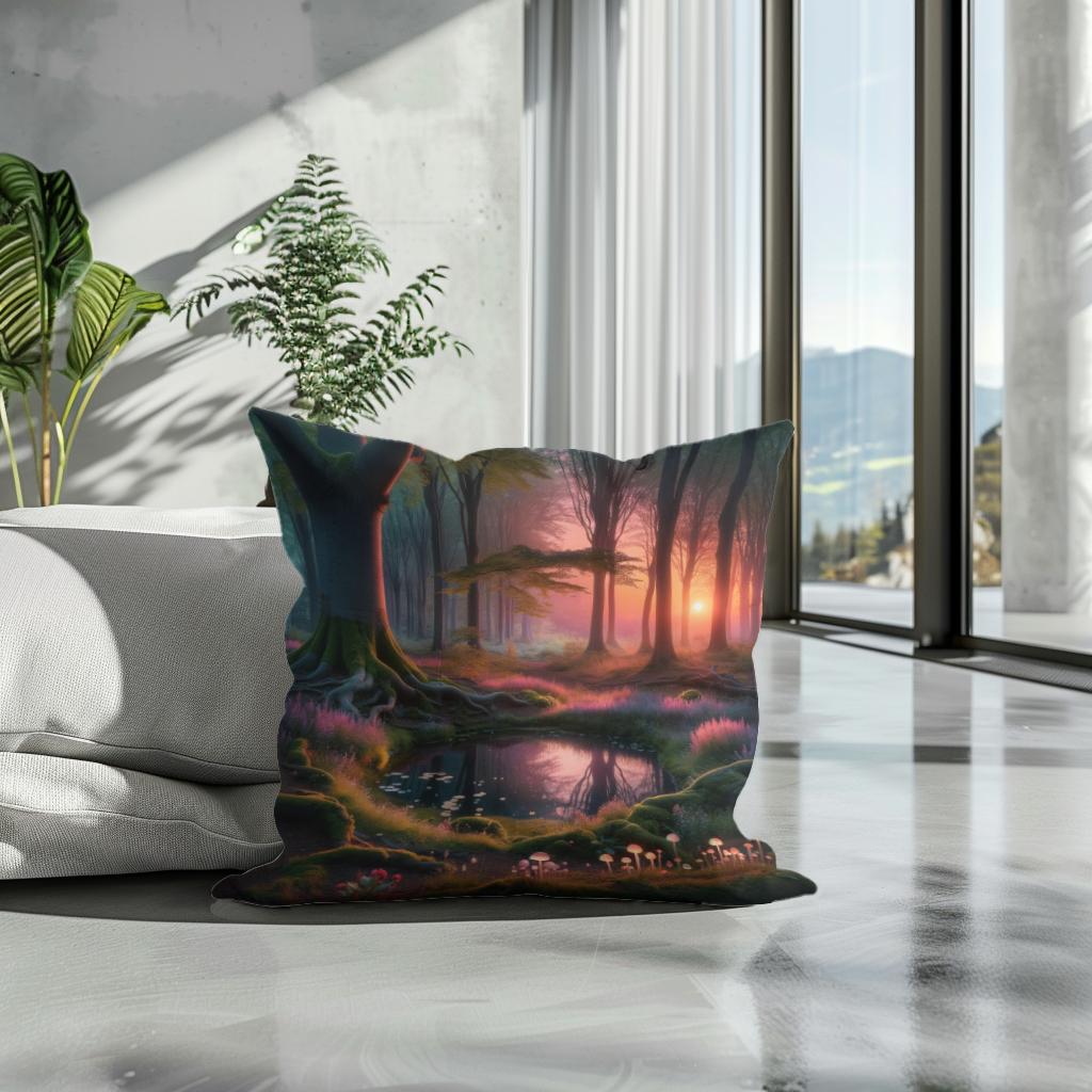 Nature's Whisper Cotton Cushion