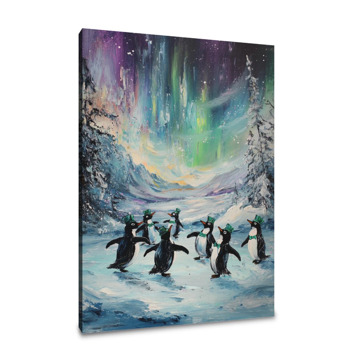 Penguin Dance Canvas