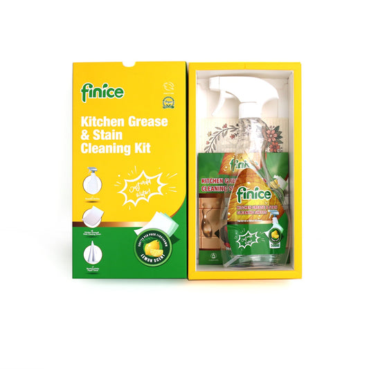 Finice Kitchen Grease & Stain Cleaning Kit