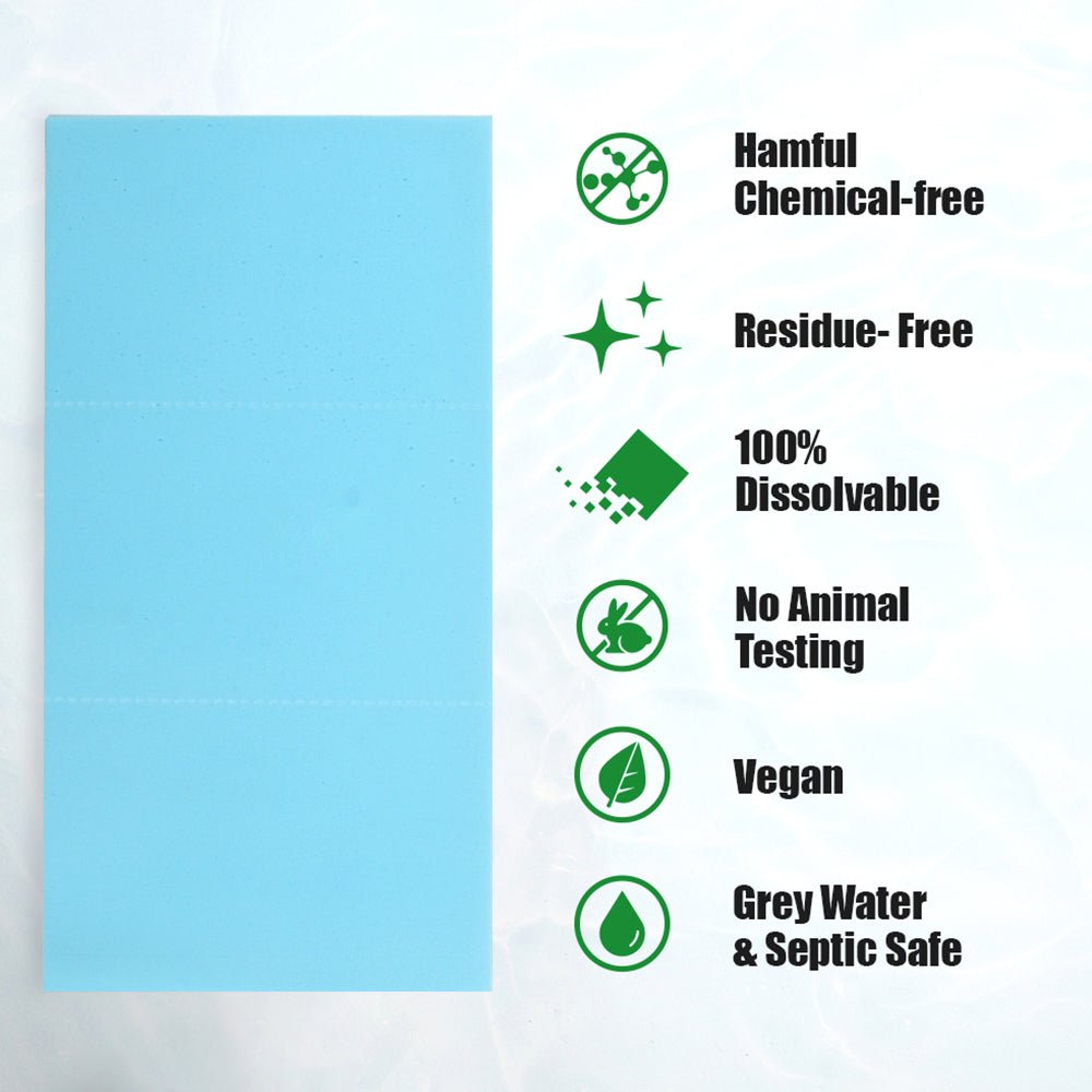 Finice Toilet Bowl Cleaner Strips – Plant-Based, Eco-Friendly, Fresh Lime, 36 Cleans