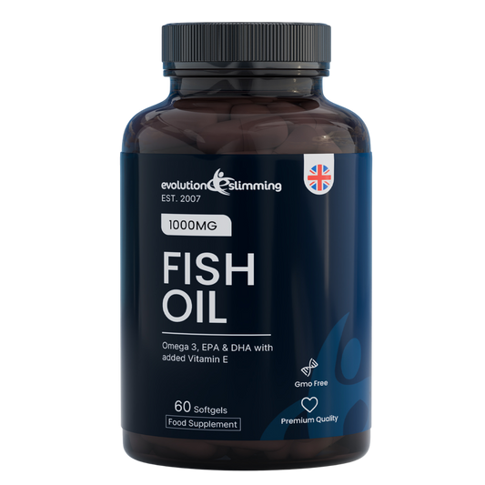 Omega 3 Fish Oil 1000mg Capsules - Rich in EPA & DHA