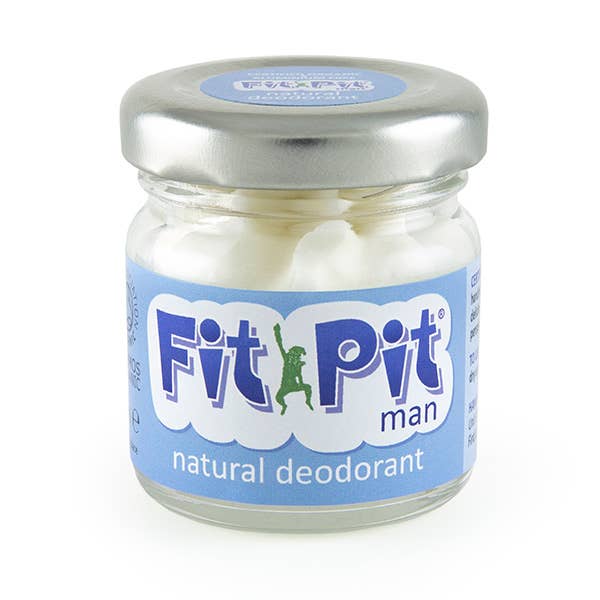 Fit Pit Natural Deodorant for Men COSMOS Organic Plastic Free