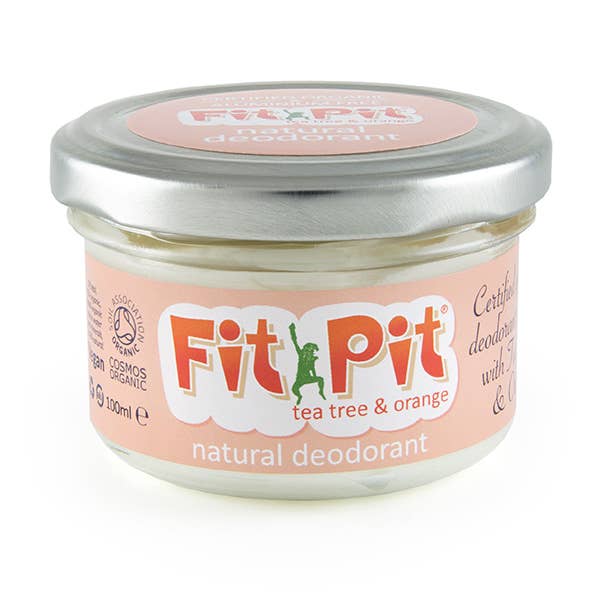Fit Pit Tea Tree & Orange Natural Deodorant COSMOS Organic